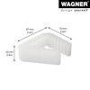 Tür- und Fensterklemme 'EH 5052' Kunststoff transparent 60 mm Innenspannmaß