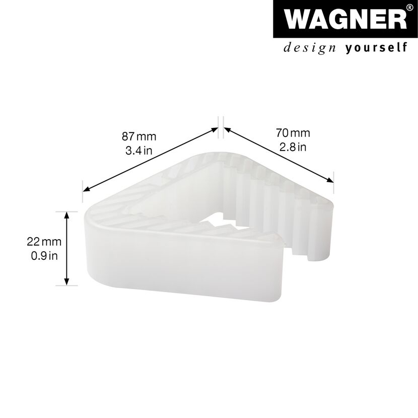Tür- und Fensterklemme 'EH 5052' Kunststoff transparent 60 mm Innenspannmaß