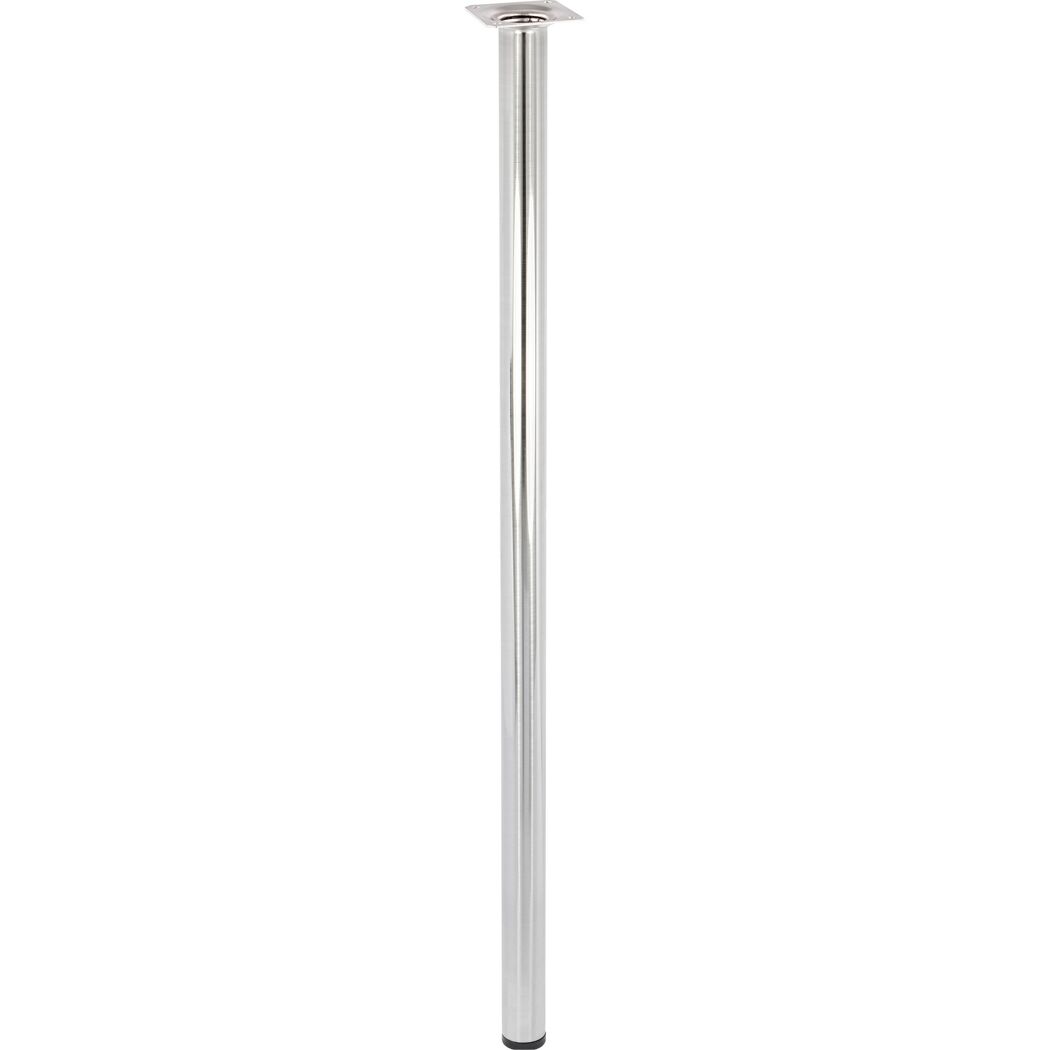 Möbelbein 'Classic ST 1170' Stahl edelstahlfarben Ø 30 x 700 mm
