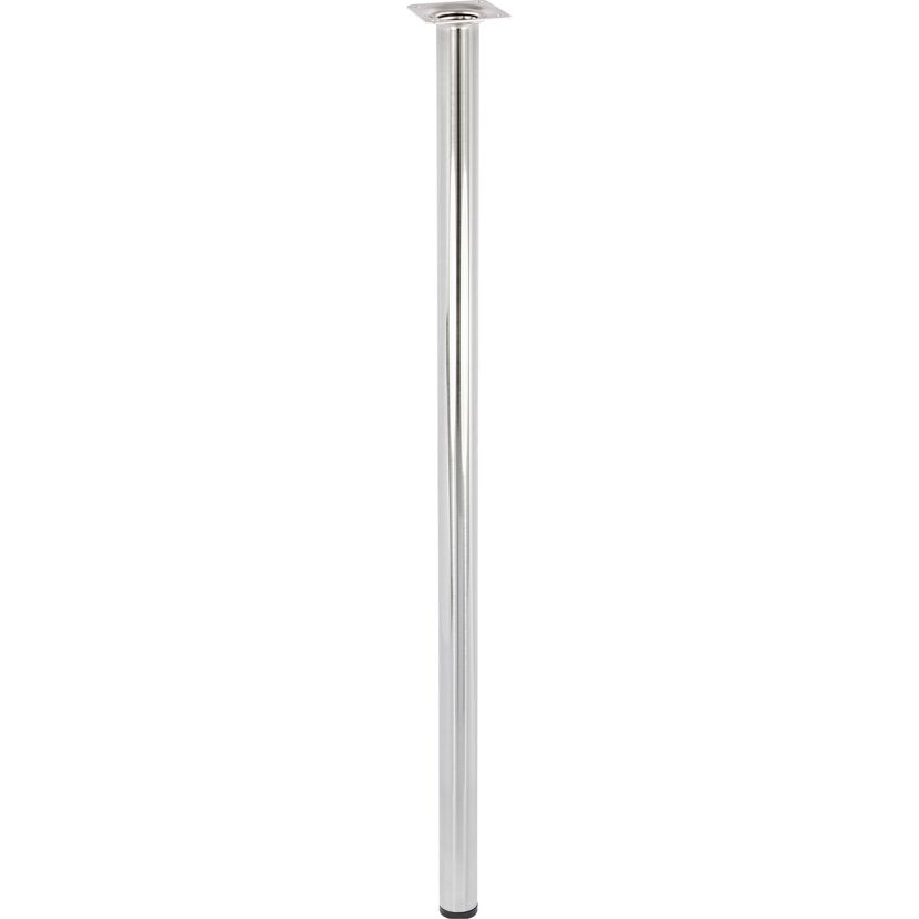 Möbelbein 'Classic ST 1170' Stahl edelstahlfarben Ø 30 x 700 mm