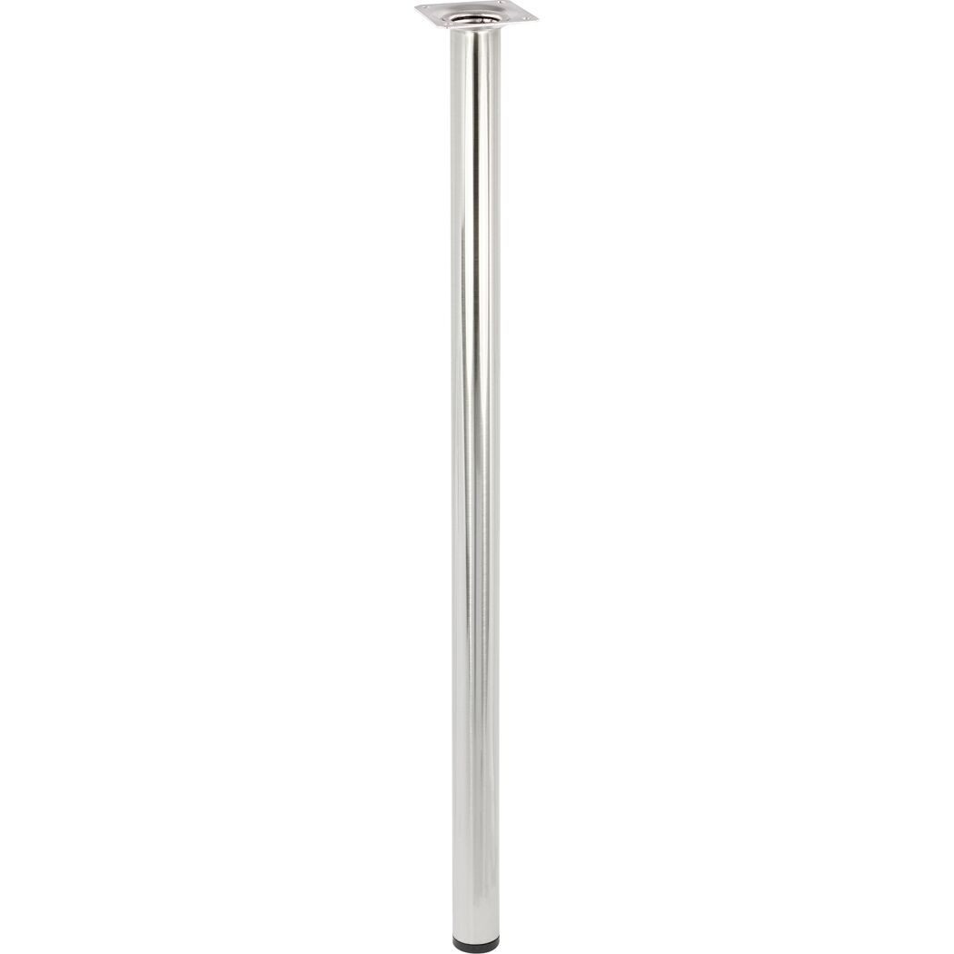 Möbelbein 'Classic ST 1160' Stahl edelstahlfarben Ø 30 x 600 mm