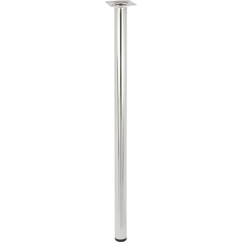 Möbelbein 'Classic ST 1160' Stahl edelstahlfarben Ø 30 x 600 mm