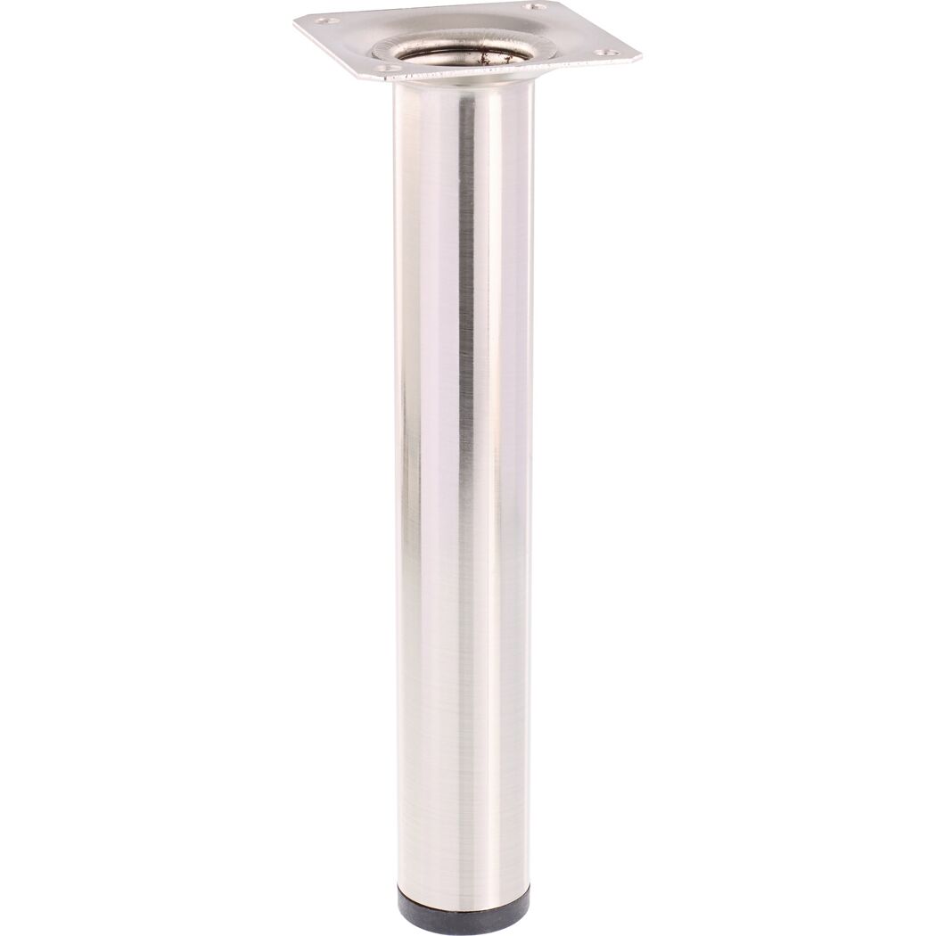 Möbelbein 'Classic ST 1120' Stahl edelstahlfarben Ø 30 x 200 mm