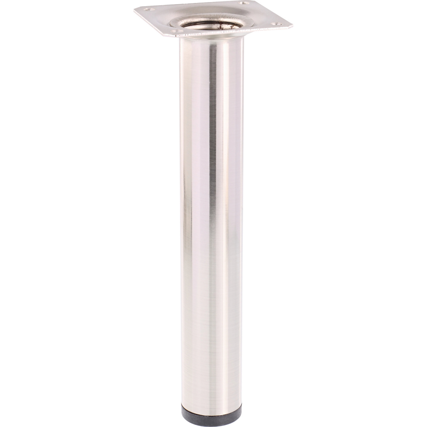 Möbelbein 'Classic ST 1120' Stahl edelstahlfarben Ø 30 x 200 mm