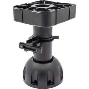 Küchen-Sockelverstellfuß 'ST 0402' Kunststoff schwarz Ø 78 x 150 - 168 mm