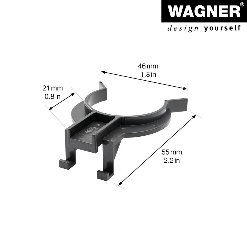 Befestigungsclip-Set 'ST 0412' Kunststoff schwarz Ø 30 mm 2 Stück