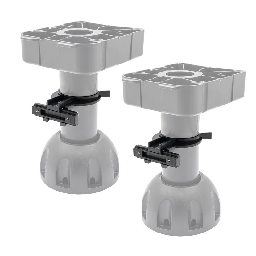Befestigungsclip-Set 'ST 0412' Kunststoff schwarz Ø 30 mm 2 Stück