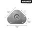 Möbelbein 'Telescope ST 1818' Industriestahl grau ausziehbar Ø 60 x 700 - 1070 mm