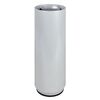 Möbelbein 'Telescope ST 1819' Industriestahl aluminiumfarben Ø 60 x 160 - 250 mm