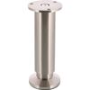 Möbelbein 'Design ST 0380' Stahl edelstahlfarben Ø 38 x 150 - 168 mm