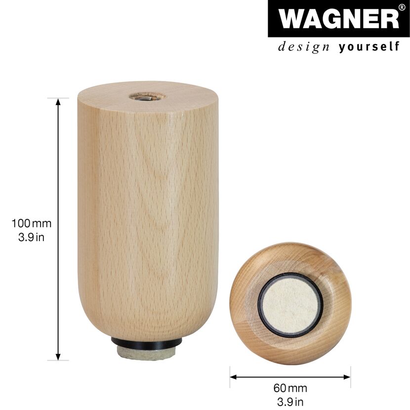 Wagner Design Yourself Möbelfuß Classic Buche