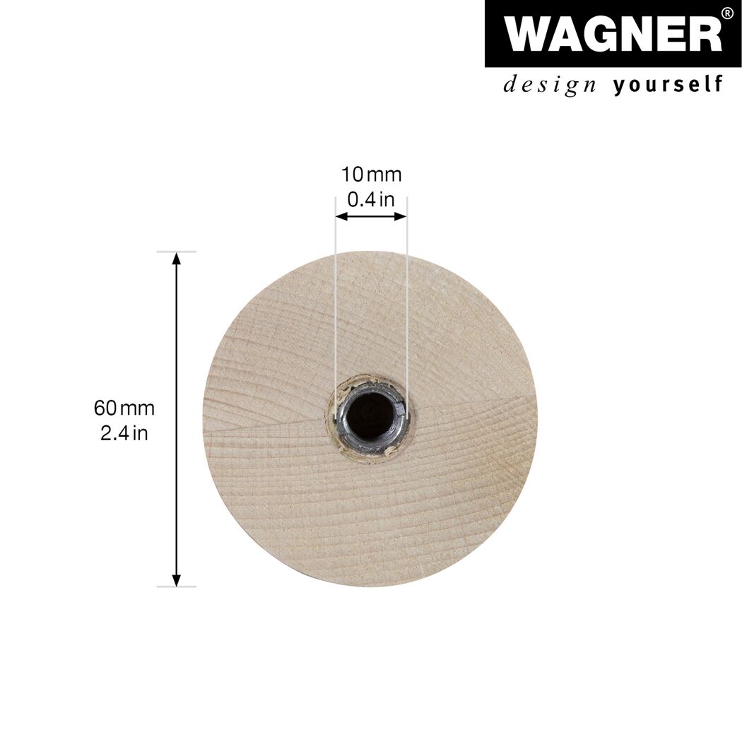 Wagner Designfuss Classic Buche Ø60mm