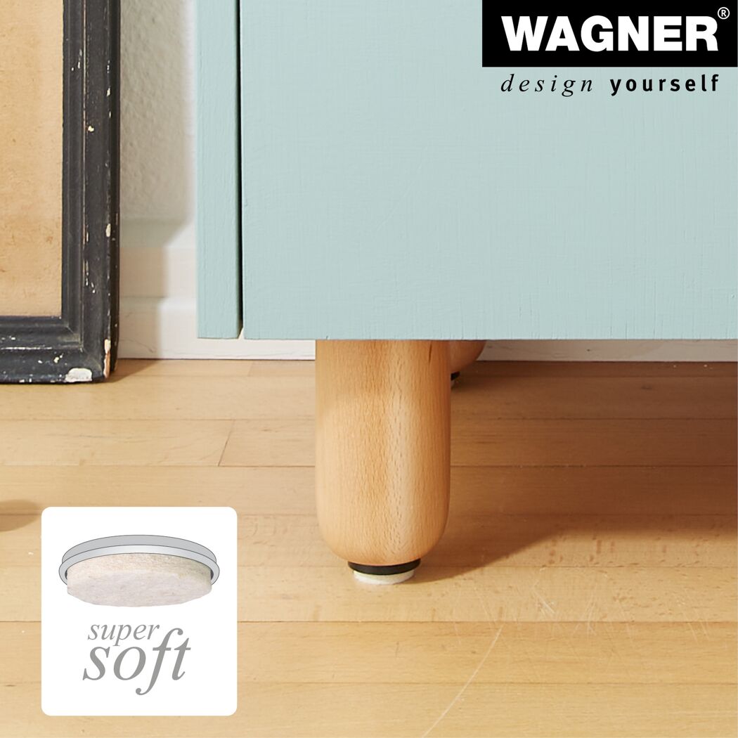 Wagner Möbelfuß Classic Buche mit Filzgleiter