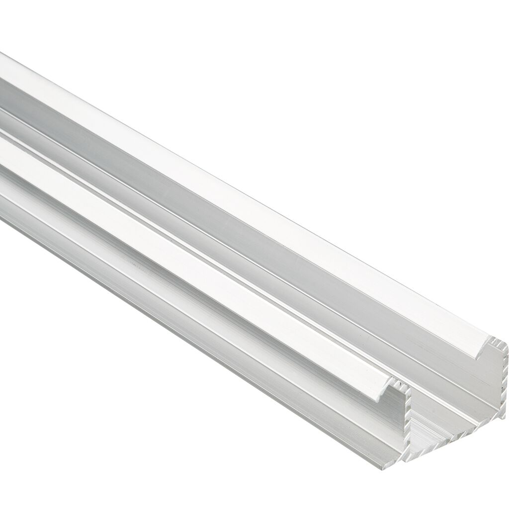 Profil einer Aluminiumschiene für Schiebetüren