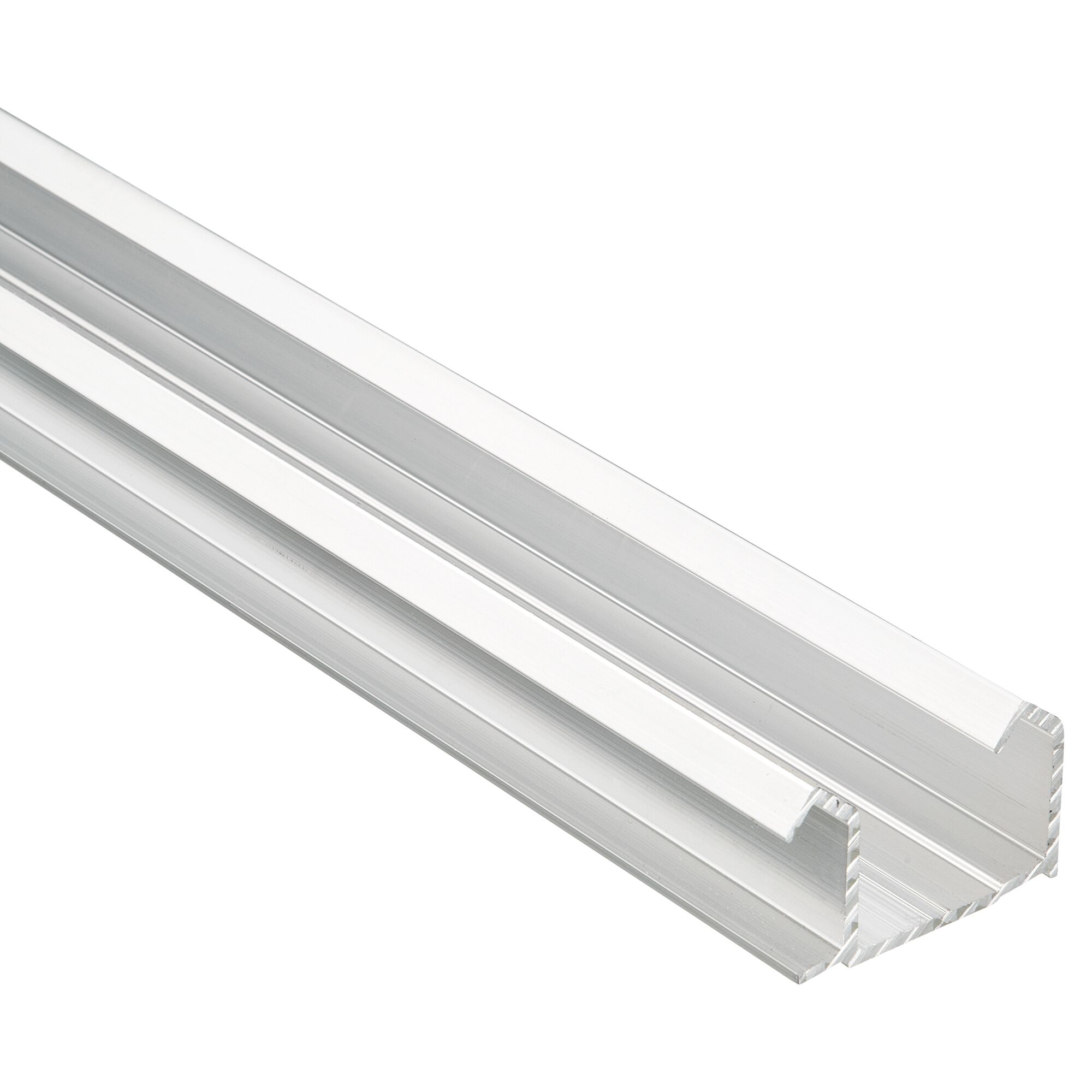 Profil einer Aluminiumschiene für Schiebetüren