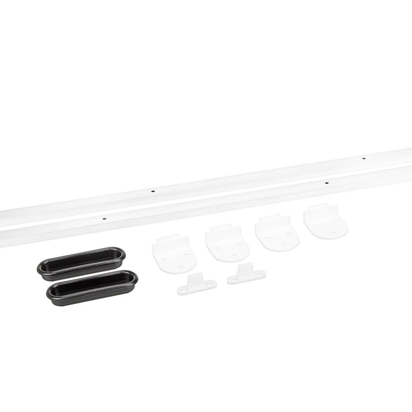 Schiebetürbeschlag-Set, 10-teilig, 150 cm