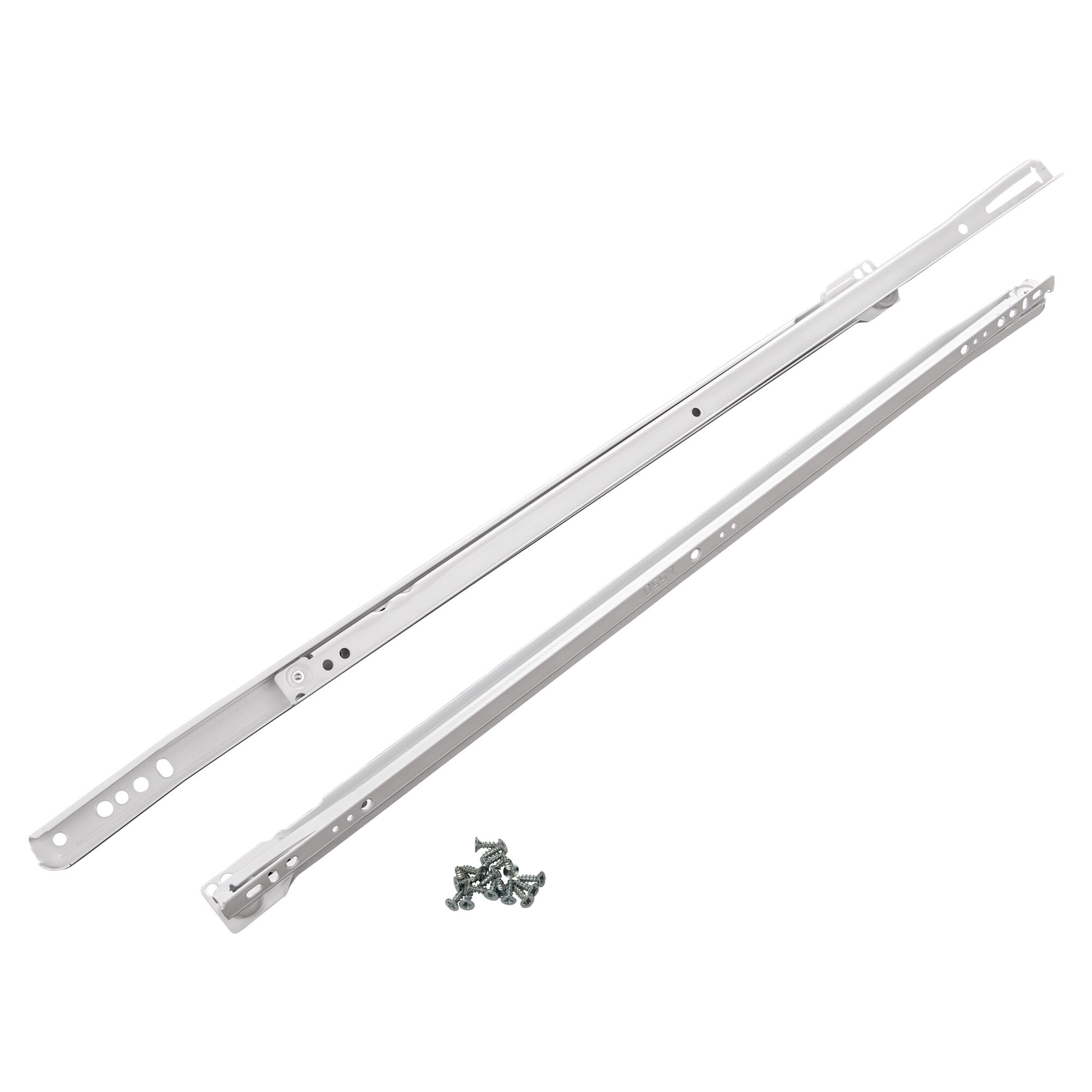 Teilauszug 300 silber mit Schrauben