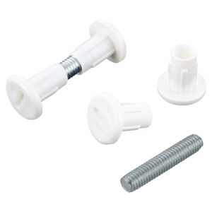 Verbundschrauben weiß kunststoffbeschichtet Ø 1 x 3-3,9 cm 4 Stück