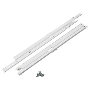 Schubladenvollauszug 20 kg weiß 1 Paar 30 cm
