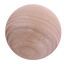 Runder Holzknopf aus Esche, roh