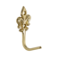 Goldener Wandhaken mit Lilien-Motiv
