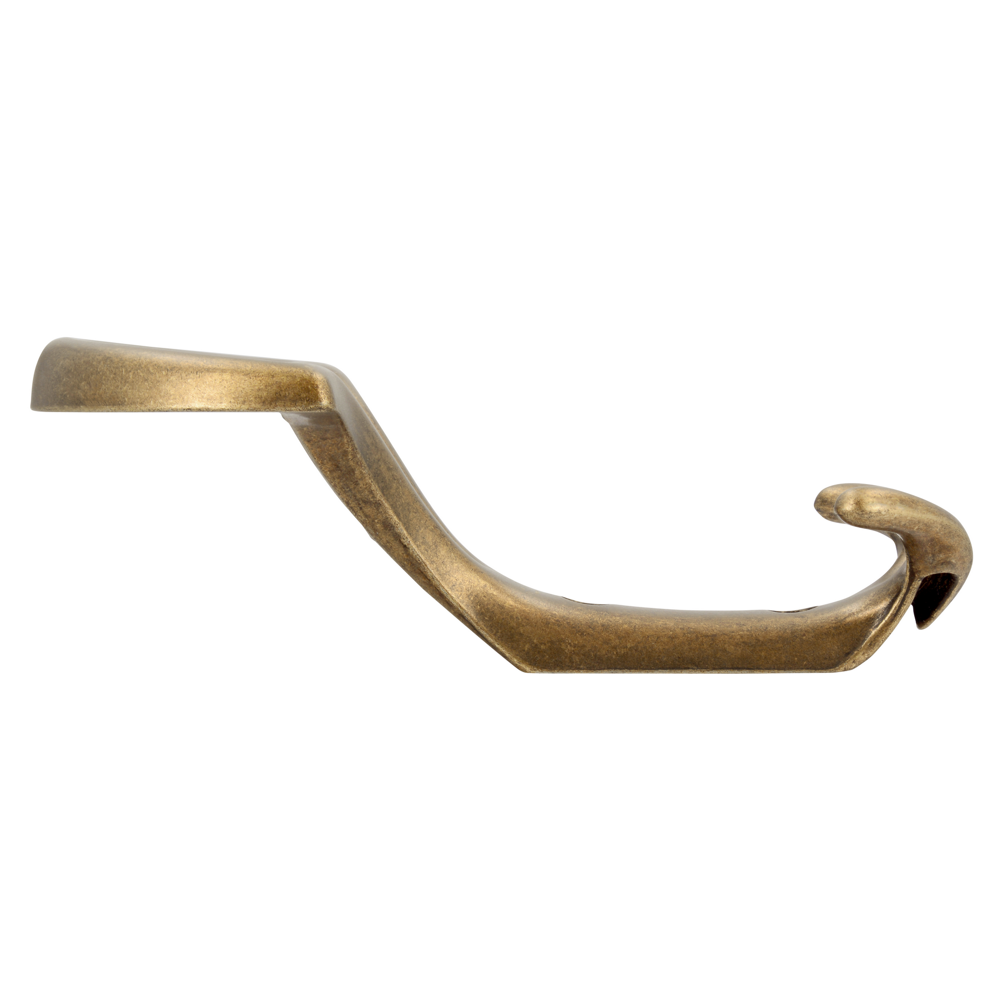 Messingfarbener Wandhaken