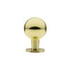 Messingfarbener runder Knopf