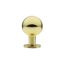 Messingfarbener runder Knopf