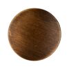 Runder Knopf aus Messing antik