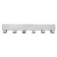 Hakenleiste '2178' Druckguss selbstklebend 24 x 4,1 x 1,6 cm, 6 Haken