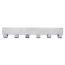 Hakenleiste '2178' Druckguss selbstklebend 24 x 4,1 x 1,6 cm, 6 Haken