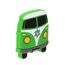 Möbelknopf 'Bus H233' Kunststoff 5,9 x 5,4 x 2,6 cm Ø Sockel 1,3 cm