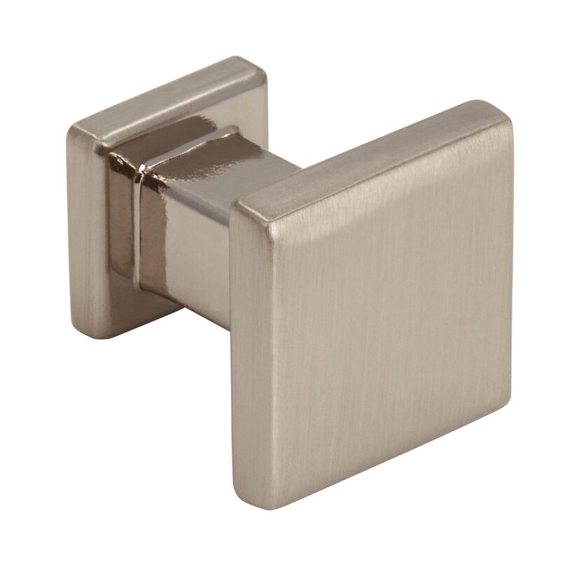Metallfarbener Knopf