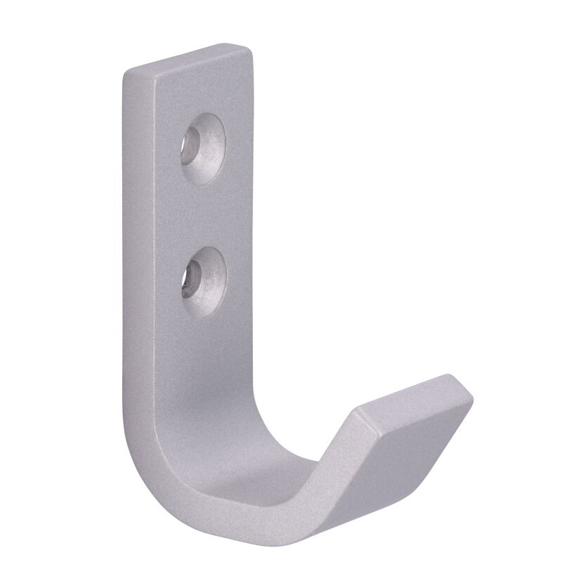 Alufarbiger Haken