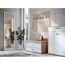 Garderobe mit Spiegel, Schuhschrank, Sitzbank und Wandhaken