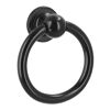 Schwarzer Möbelknopf in Ringform