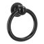 Schwarzer Möbelknopf in Ringform