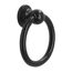 Schwarzer Türklopfer in Ringform