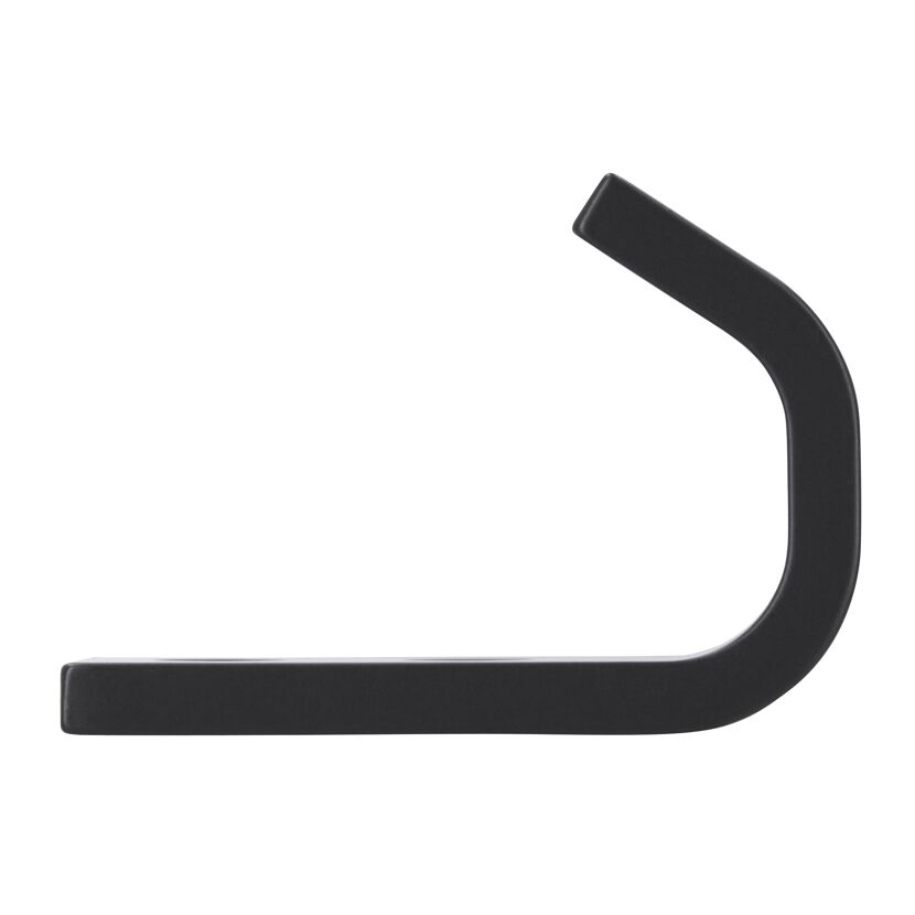 Schwarzer Wandhaken