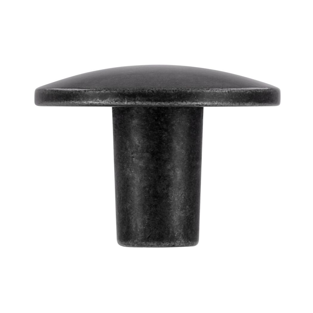 Schwarzer Knopf aus Eisen