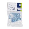 Zehn Schrauben in Verpackung