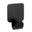 Schwarzer Wandhaken