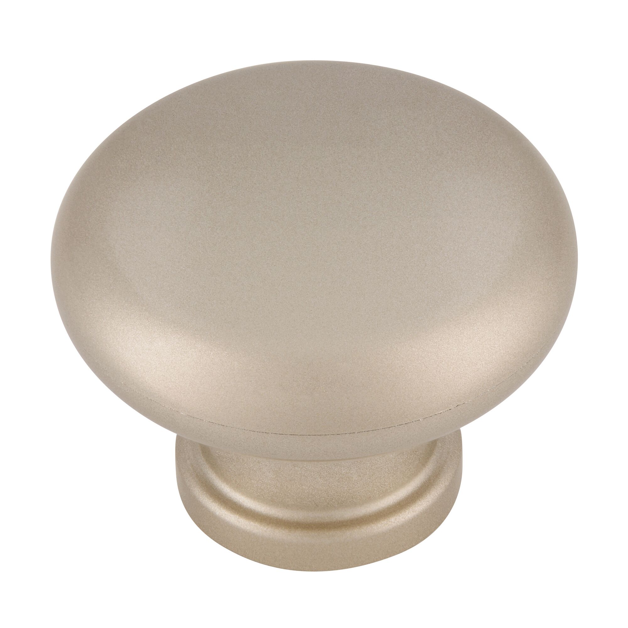 Runder Möbelknopf in Nickel