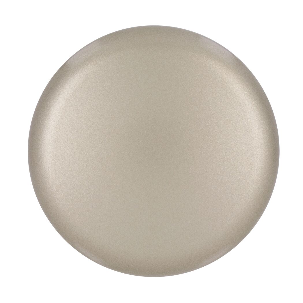 Runder Knopf in Nickel