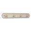Garderobe mit vier Haken in Nickel