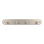 Garderobe mit vier Haken in Nickel