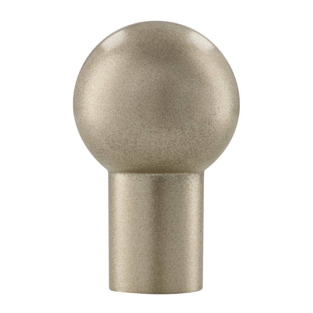 Runder Möbelknopf in Nickel