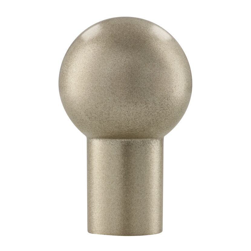 Runder Möbelknopf in Nickel