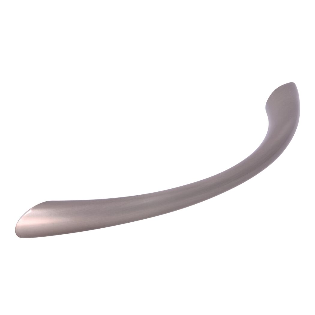 Metallgriff in gebogener Form.