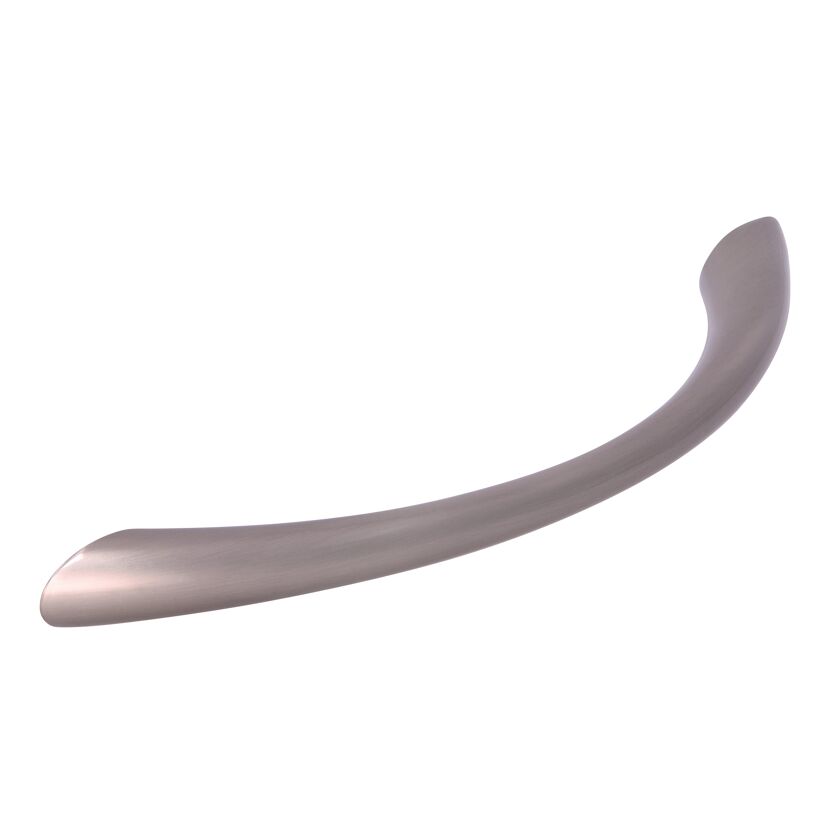 Metallgriff in gebogener Form.